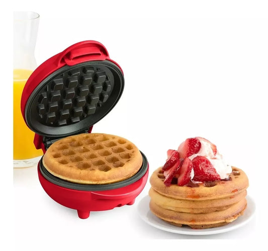 Mini Wafflera Electrica Antiadherente