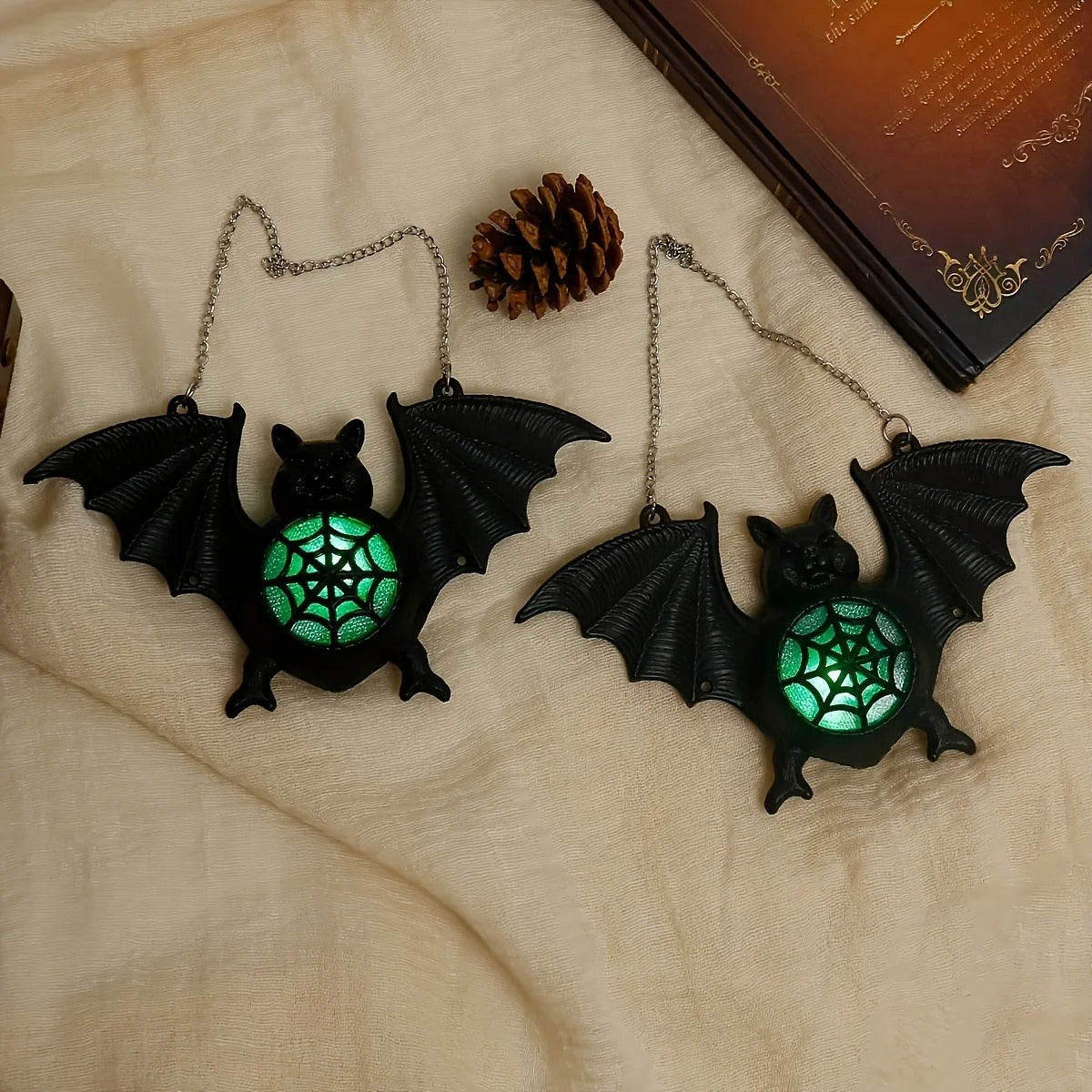 2 X 1 Lámpara LED Murciélago Halloween